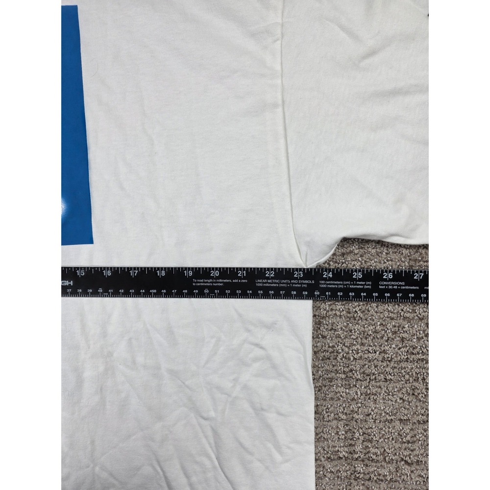 Vintage 90s Swatch The Club Graphic T Shirt Mens XL White Mens Timeship Watch - Picture 10 of 11